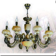 Đèn Chùm Đồng SN3 CĐ 6011/8 Ø800xH600