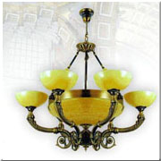 Đèn Chùm Đồng DH CĐ 4034/6 Ø850xH800