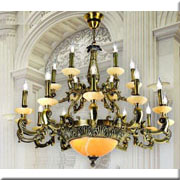 Đèn Chùm Đồng DH CĐ 6015/18 Ø1050xH900