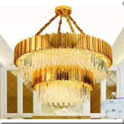 Đèn Chùm Pha Lê 2 tầng lớn CPL 7003 Ø980x500+H1.1000