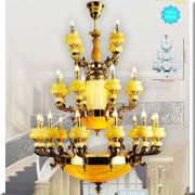 Đèn Chùm Đồng SN3 CĐ 7014/24 Ø1000xH1200