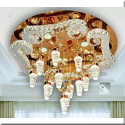 Đèn Mâm Pha Lê Led DH ML 6073 Ø800xH400