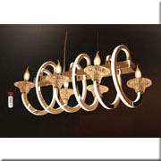 Đèn Chùm Kiểu Ý HD CY 8156/6 Ø740xH300+400