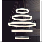 Đèn Thả HP1 CTL 006 ĐEN Ø400-600-800-600-400