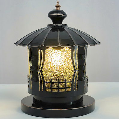 Đèn gắn trụ cổng, trụ, cột hàng rào phong cách tân cổ điển cao 32cm DT34