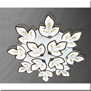 Đèn Áp Trần LED CTK5 OT.54/8+4 CĐ Ø880xH150