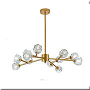 Đèn Chùm 12 chao pha lê TTK64T12 Ø900xH800