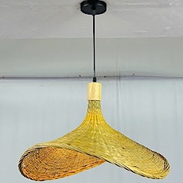 Đèn Thả mây đan hình nón đường kính 50cm TTK200