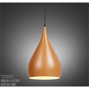 Đèn Thả Màu vân gỗ CTK5 TCF.36 Ø240xH470