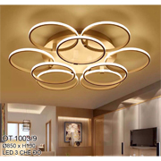 Đèn LED 9 vòng tròn CTK5 OT.1003-6+3 Ø850xH130