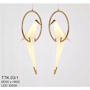 ĐÈN THẢ CHIM LED  CTK5 TK.09/1 Ø300xH600