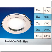 Đèn Led Âm Trần H2 37