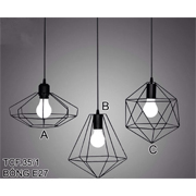 Đèn Thả Bàn Ăn lồng sắt TCF35T1