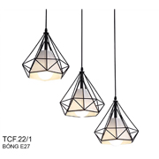 Đèn Thả bàn ăn kim cương TCF22 Ø250mm