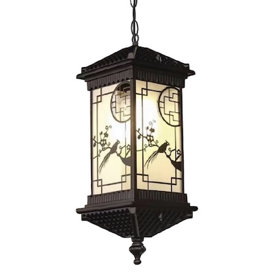 Đèn Thả bancony phong cách indochine chim đậu trên cành TD17