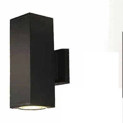 Đèn hình hộp gắn tường led hắt 2 đầu ngoại thất dài 30cm VNT212T2