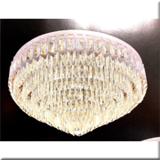 Đèn ốp trần pha lê tròn đường kính 1 mét 9139