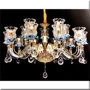 Đèn Chùm Pha Lê Nến KP4 58072-15 Ø1000