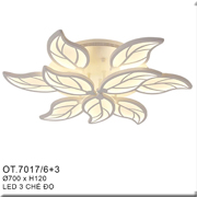 Đèn Áp Trần LED CTK5 OT.7017/6+3 Ø700xH120