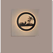 Đèn Tường LED HD VY 6916/B Ø300xW50xH300