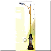 Đèn Trụ Đường TP 3568/1 H6070