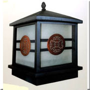 Đèn Trụ Cổng chữ song hỉ 24h 3434 W350x 350 x H600mm