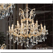 Đèn Chùm Pha Lê Nến VE1 CN-5208/19 Ø900xH900