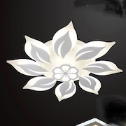 Đèn mâm gắn trần led 3 màu 8 cánh hoa MT-178/8+1 Ø780xH100