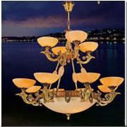 Đèn Chùm Đồng VE1 CĐ-1078/12 Ø1100xH1000