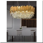 Đèn Thả Pha Lê VE1 TPL-810C Ø700xH350