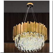 Đèn Thả Pha Lê VE1 TPL-810A Ø600xH350