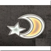 Đèn ốp trần mặt trăng, sao MT-8209 Ø600xH100