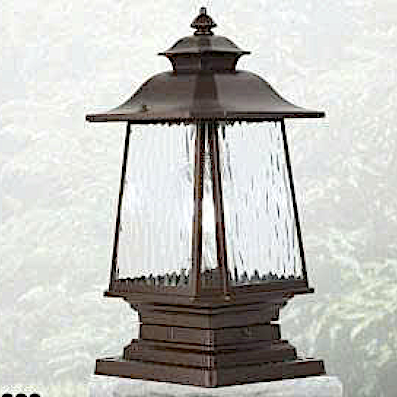 Đèn Trụ Cổng, đèn trụ sân vườn ngoài trời cao 35cm TCNT-203