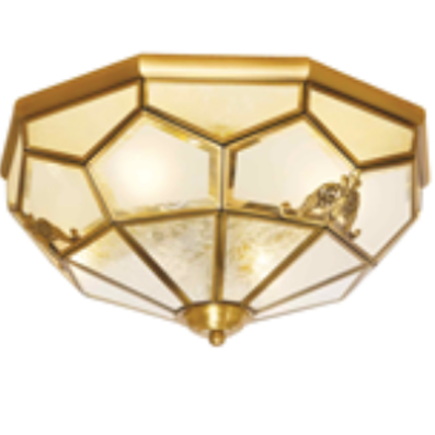 Đèn gắn trần, ban công bằng đồng đường kính 33cm OĐ 7038