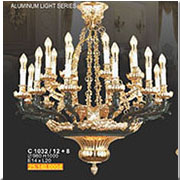 Đèn Chùm Nến SN3 CY 1032/12+8 Ø980xH1000