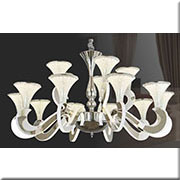 Đèn Chùm Pha Lê SN3 CY 1064/10+5 Ø920xH550