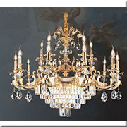 Đèn Chùm Pha Lê Nến VE1 CN-53110/15 Ø1000xH760