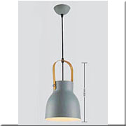 Đèn thả bàn ăn chụp sắt xám SN3 T 1177 S Ø200xH400