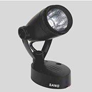 Đèn led chiếu điểm spotlight có đế gắn tường FN-024/BK Ø55xL100xH140
