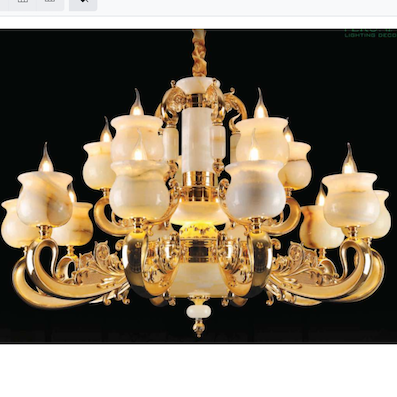 Đèn Chùm Cổ Điển CN-1925/10+5 Ø1000xH580