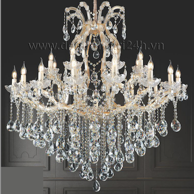 Đèn Chùm Pha Lê 25 ngọn nến CN-5249/25 Ø1200xH1200