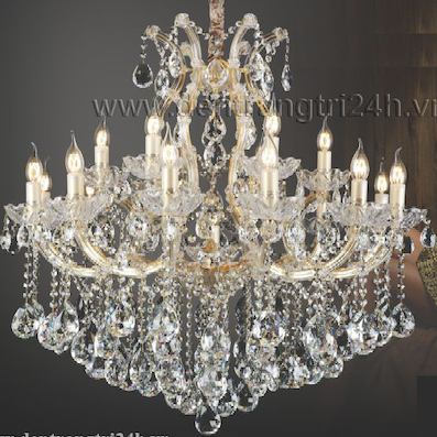 Đèn Chùm Pha Lê 19 ngọn nến CN-5249/19 Ø900xH900