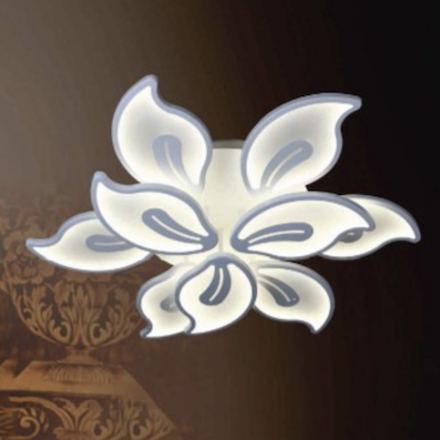 Đèn gắn trần LED 3 chế độ sáng bông hoa 9 cánh MT-3606/9 Ø750xH100