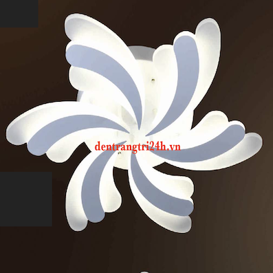 Đèn led áp trần bông hoa 5 cánh xoắn MT-3609/5 Ø650xH100