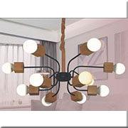 Đèn Chùm Nghệ Thuật VE1 T-18191/12 Ø850xH700