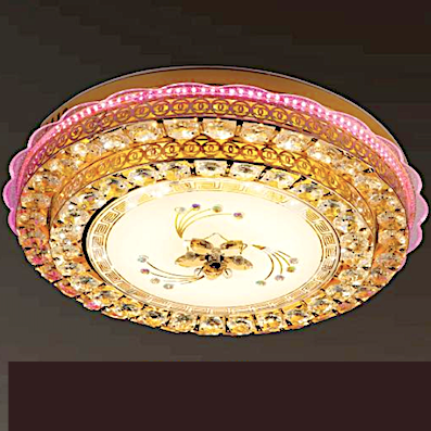 Đèn Mâm Pha Lê MT-6118/3 Ø500xH150