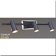 Đèn led soi tranh, soi gương 3 ống đen PT-8443/3B L480