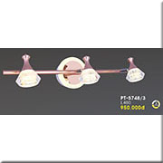Đèn Soi Tranh, soi gương 3 đèn pha lê led 3 chế độ sáng PT-5748/3 L460