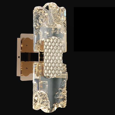 Đèn gắn tường pha lê K9 nguyên khối cao 28cm GTL-100