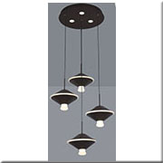 Đèn Thả 4 đèn Led18160-4 Ø350xH1000